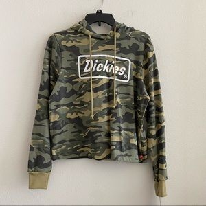 Dickies Camo Crop Pullover Hoodie